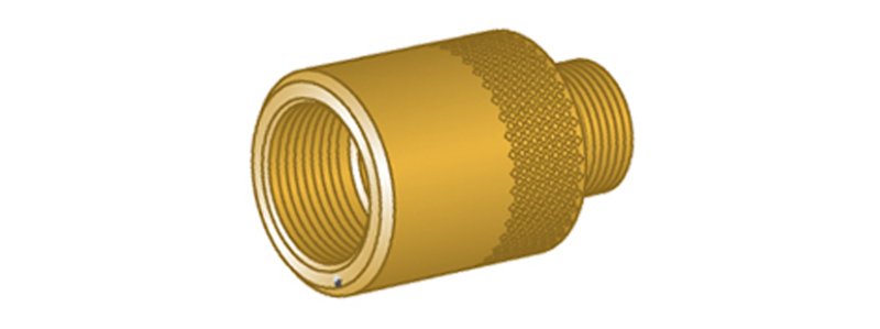 Schlauchadapter M27 AG Anschl: R3/8" IG L=