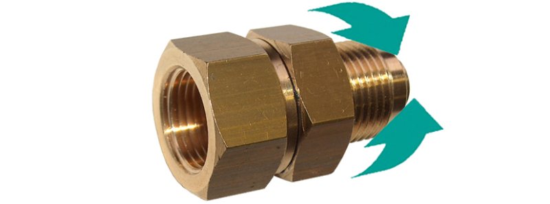 Raccord rotatif 3/8" FI-FE, lamax. 220 bar, 90 °C