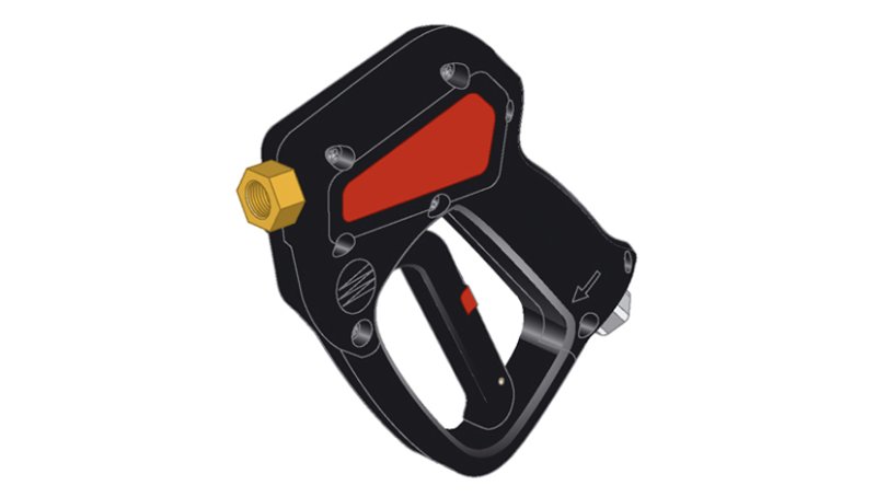 Pistolet ST-2600 310 bar 150°max 45 l/min E: Swi