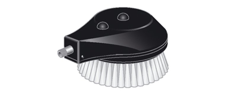 Brosse de lavage rotative R1/4" FE noire Perl