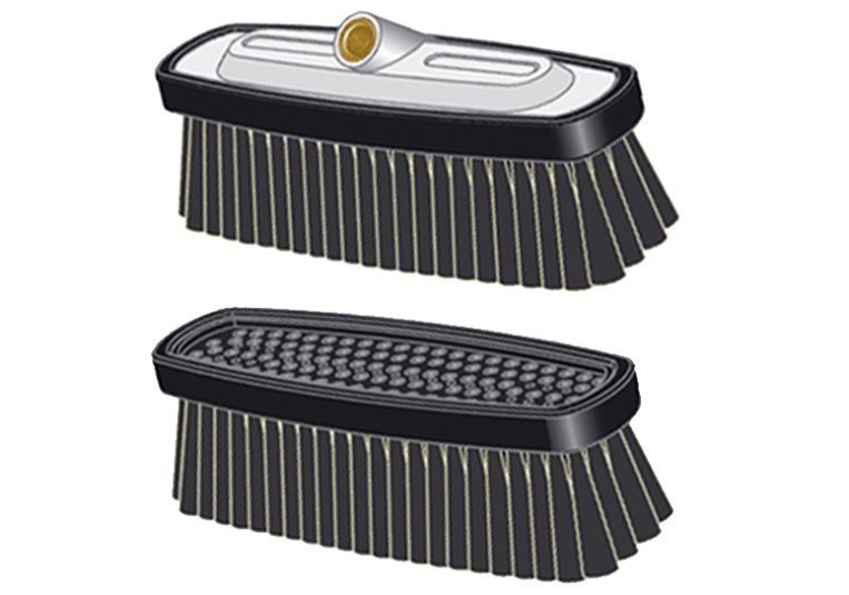 Brosse de lavage 260 mm raccord R1/4" filet