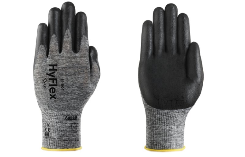 Gant tricoté HyFlex® avec     revêtement en mousse