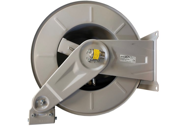 Schlauchaufroller grau mit    Federrückzug - für 2