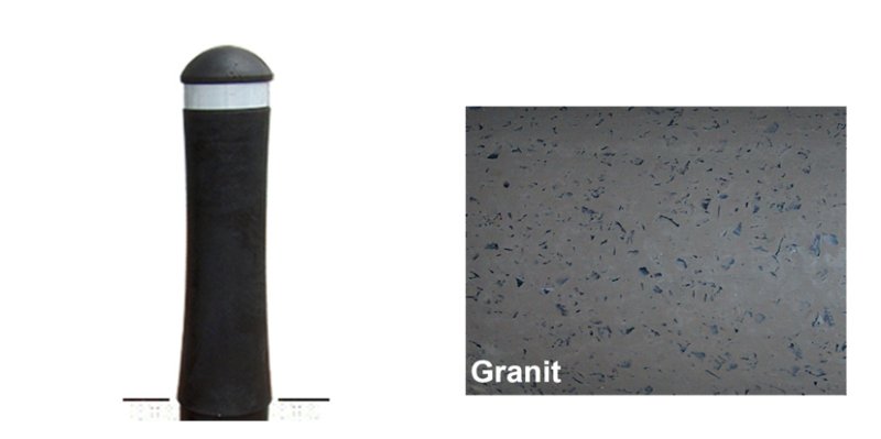 Strassenpoller Standard granitØ 200mm, Länge 134/1